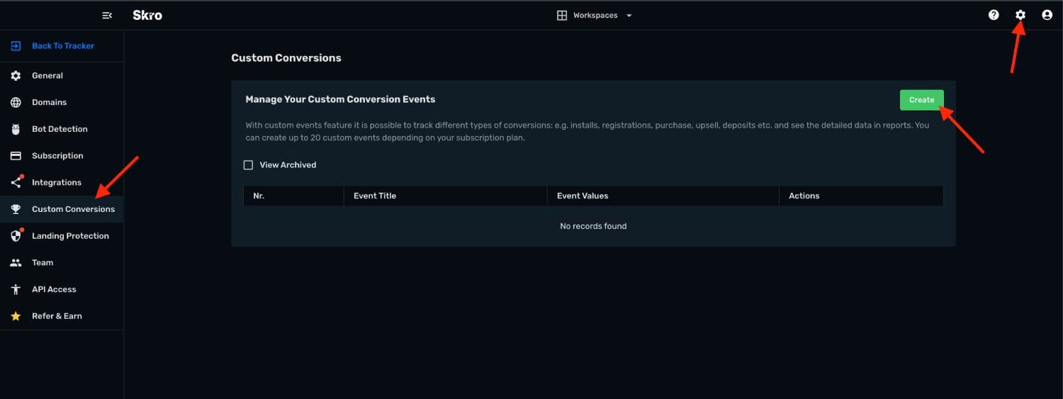 Add custom conversions