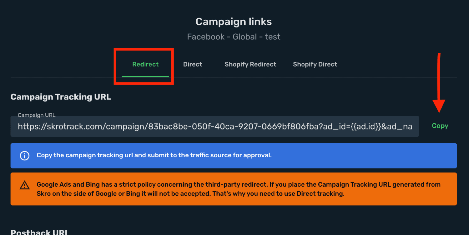 Setup Skro Campaign step 4