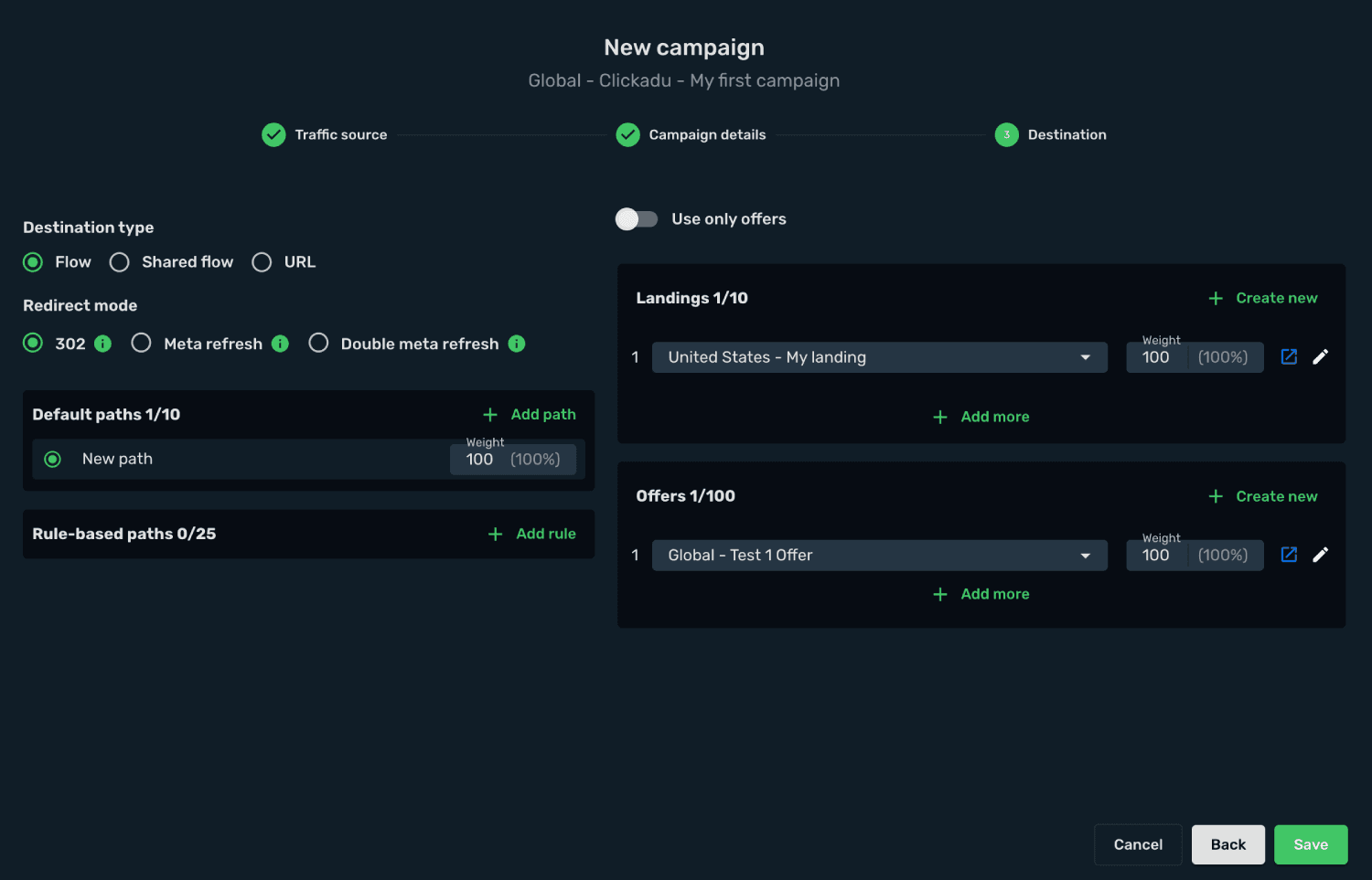 Create a campaign 3