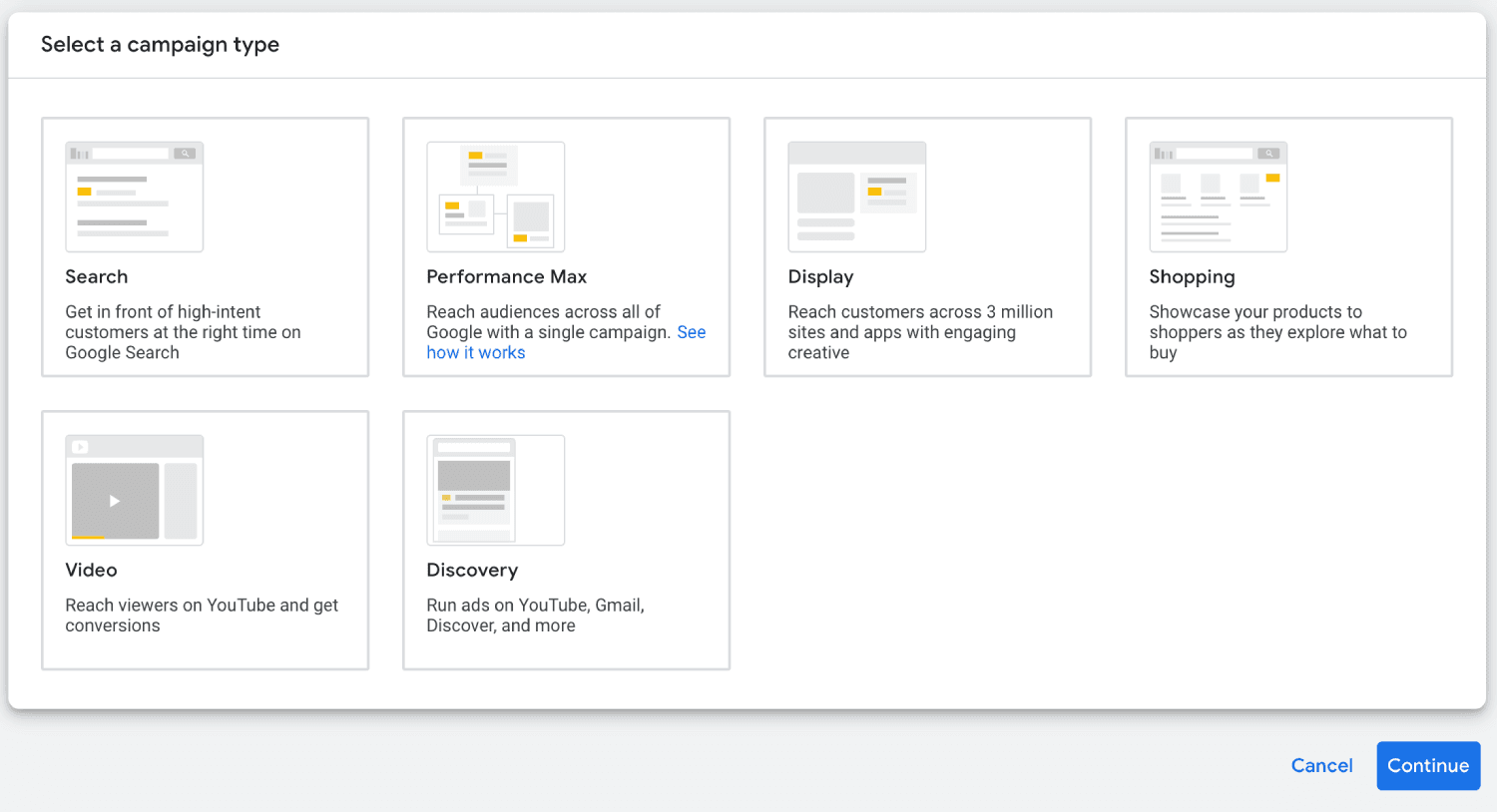 Setup Google Campaign