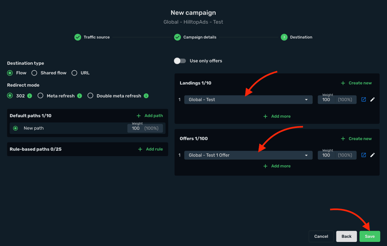Create a campaign 3