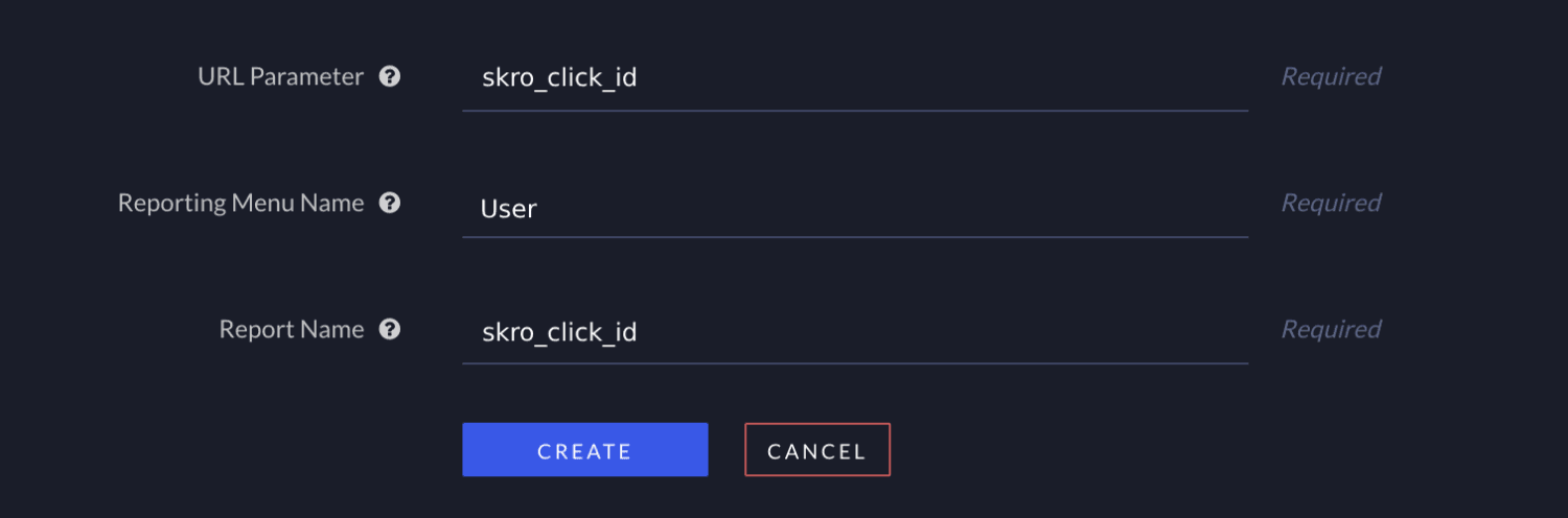 Create a url parameter in Ringba