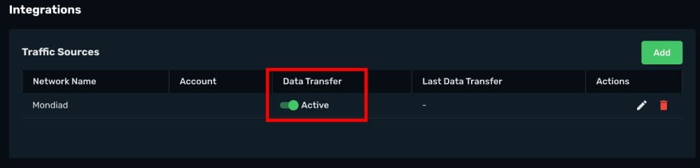 Mondiad Integration step 4