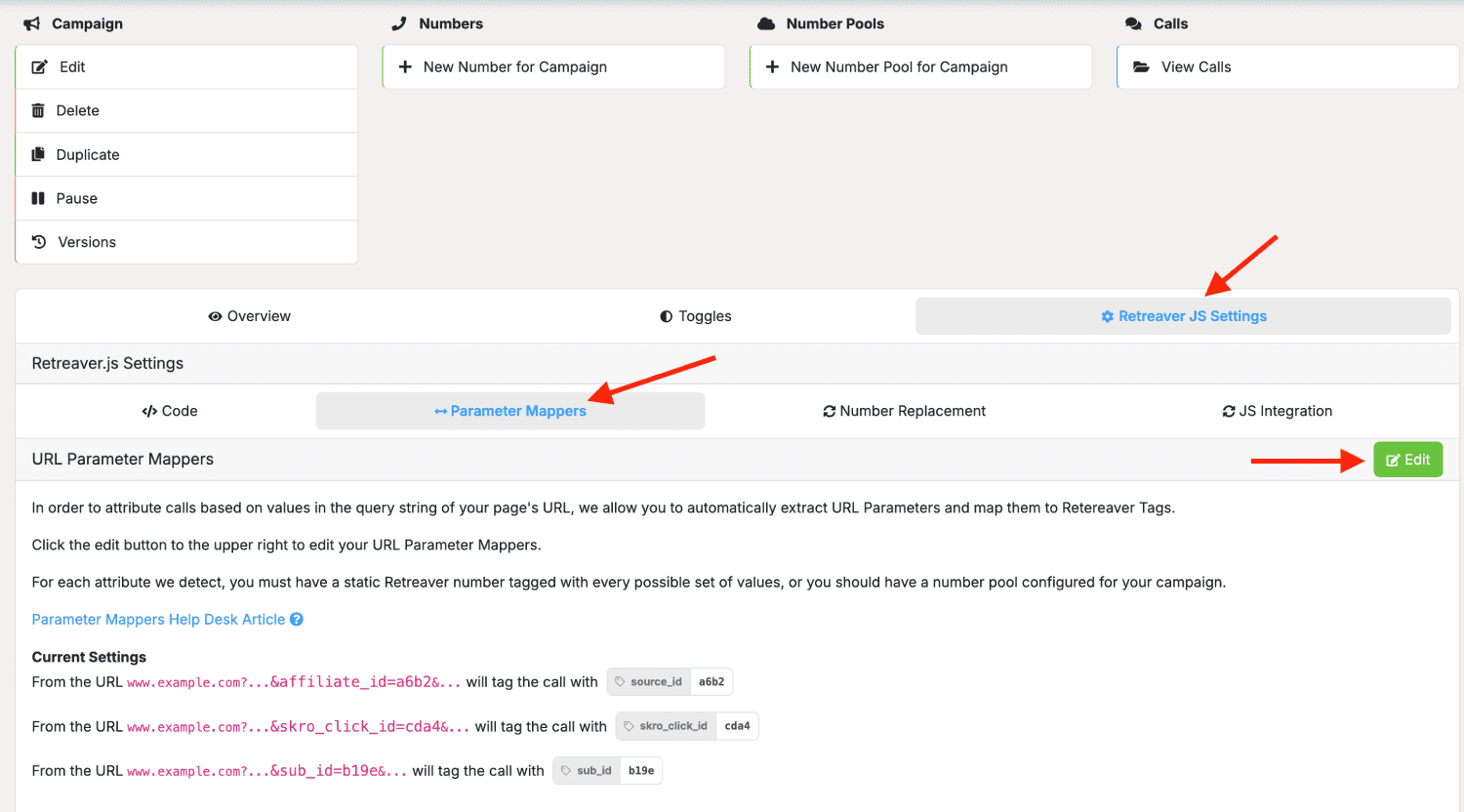 parameter mappers