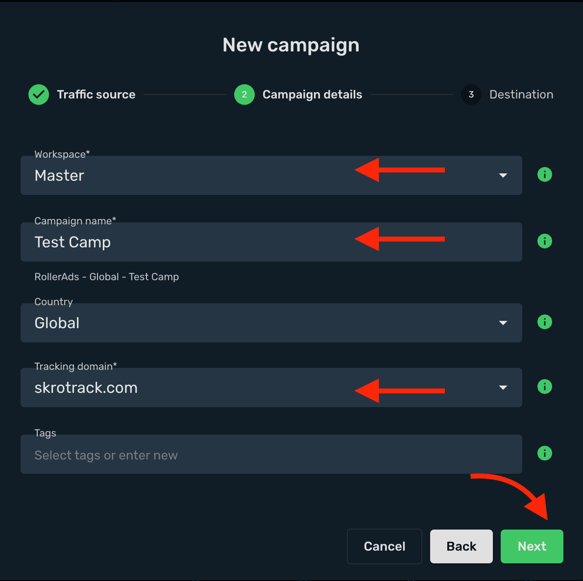 Create a campaign 2