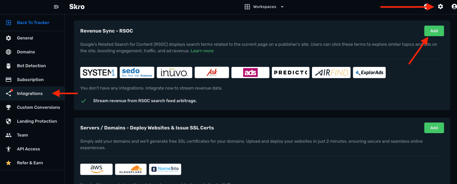 Inuvo Prism RSoC integration step 1