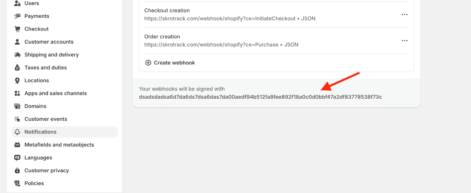 Shopify Integration step 3.2