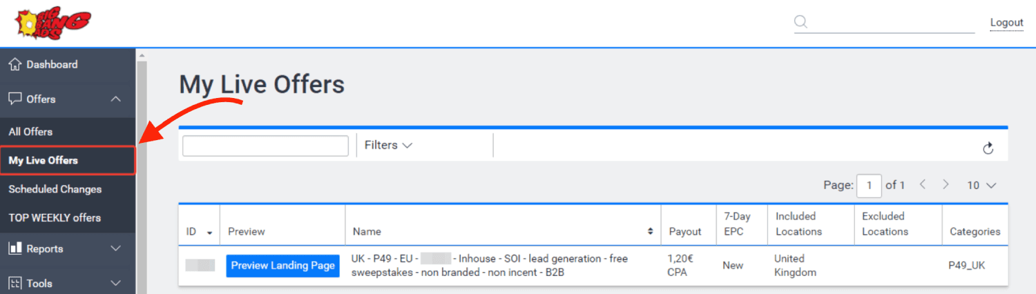 Get Big Bang Ads Offer URL link 2