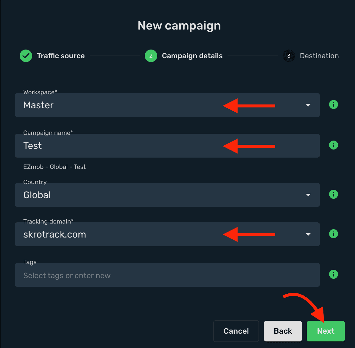 Create a campaign 2