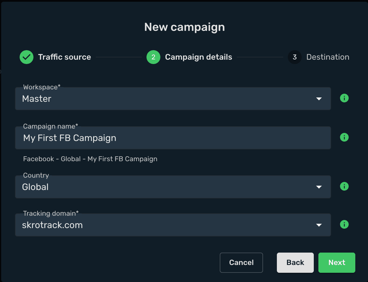 Setup Skro Campaign