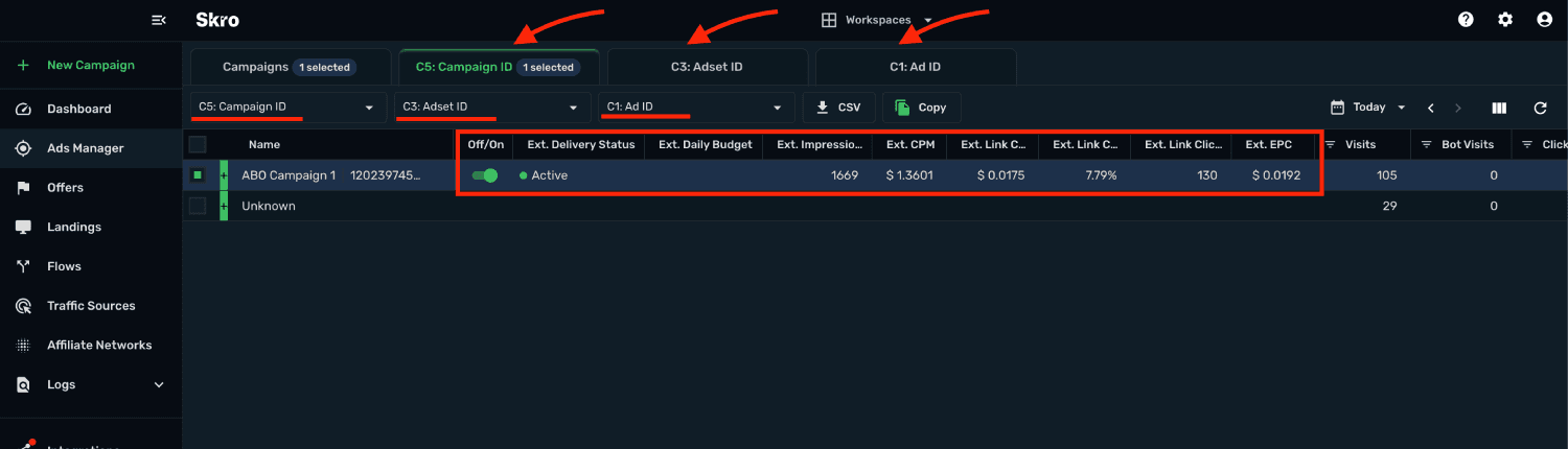 Optimize Meta campaigns step 2