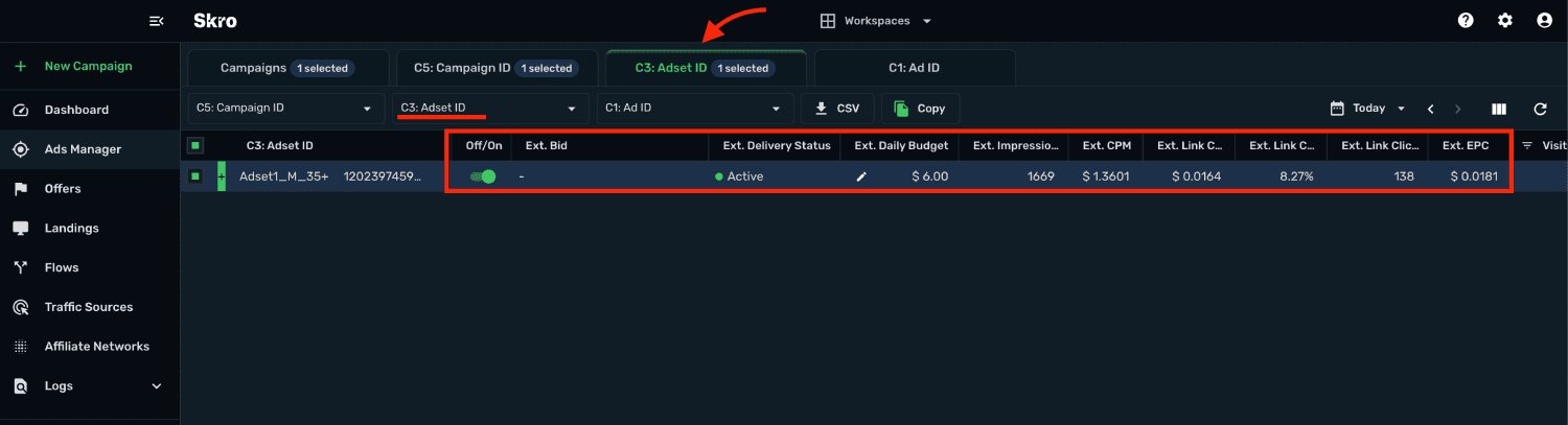 Optimize Meta campaigns step 3