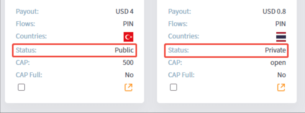 Locate an Mobplus offer you want to promote.