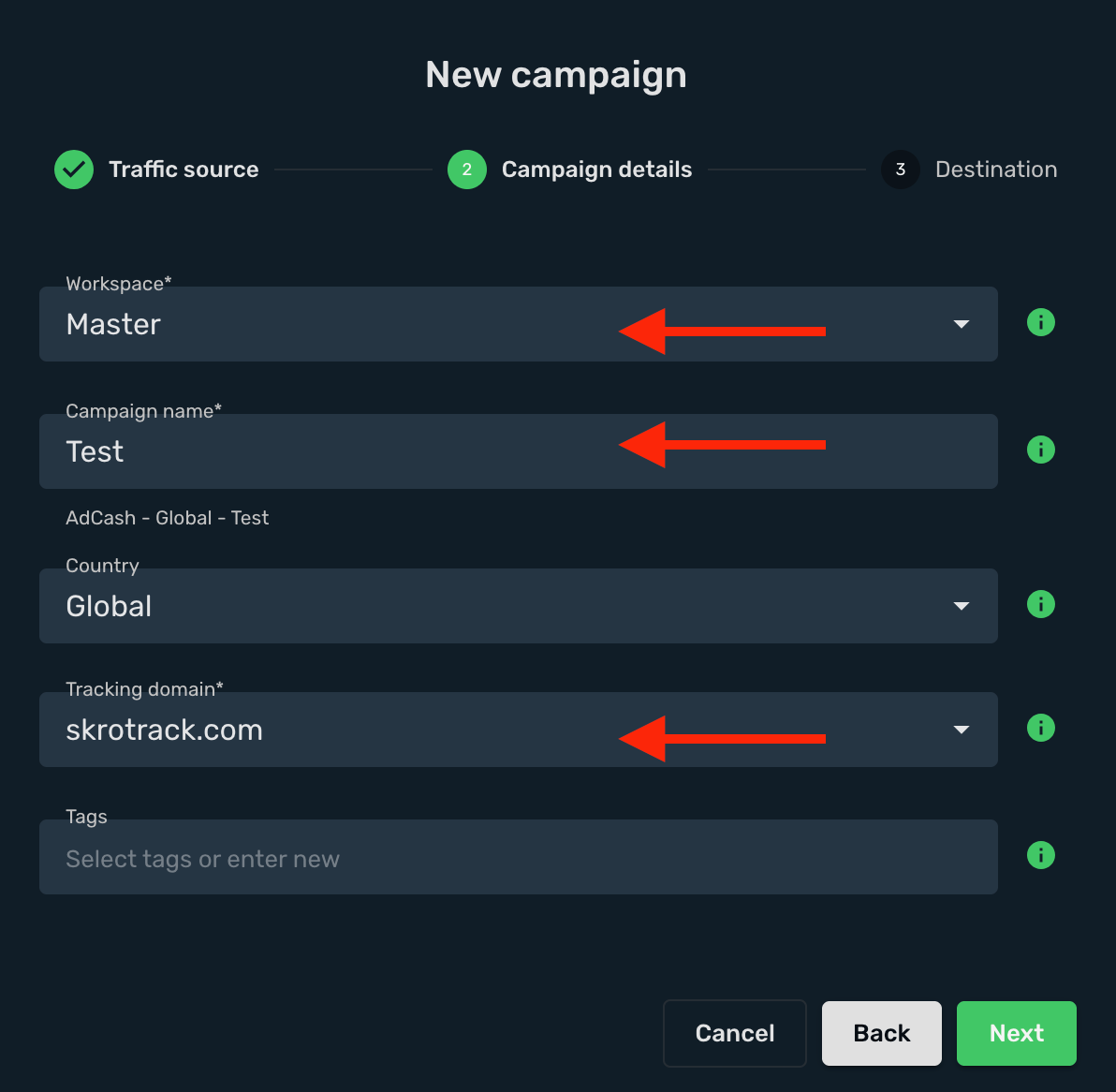 Create a campaign 2