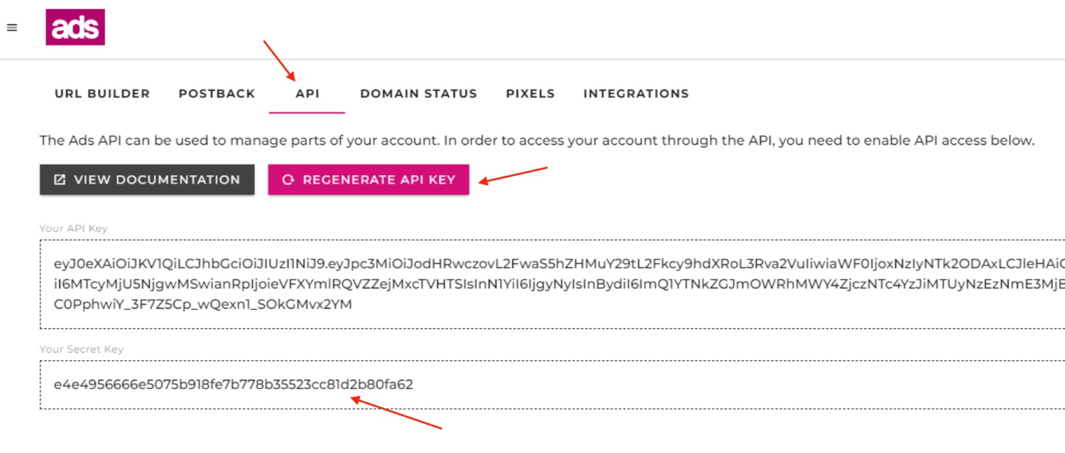 Ads.com integration step 4