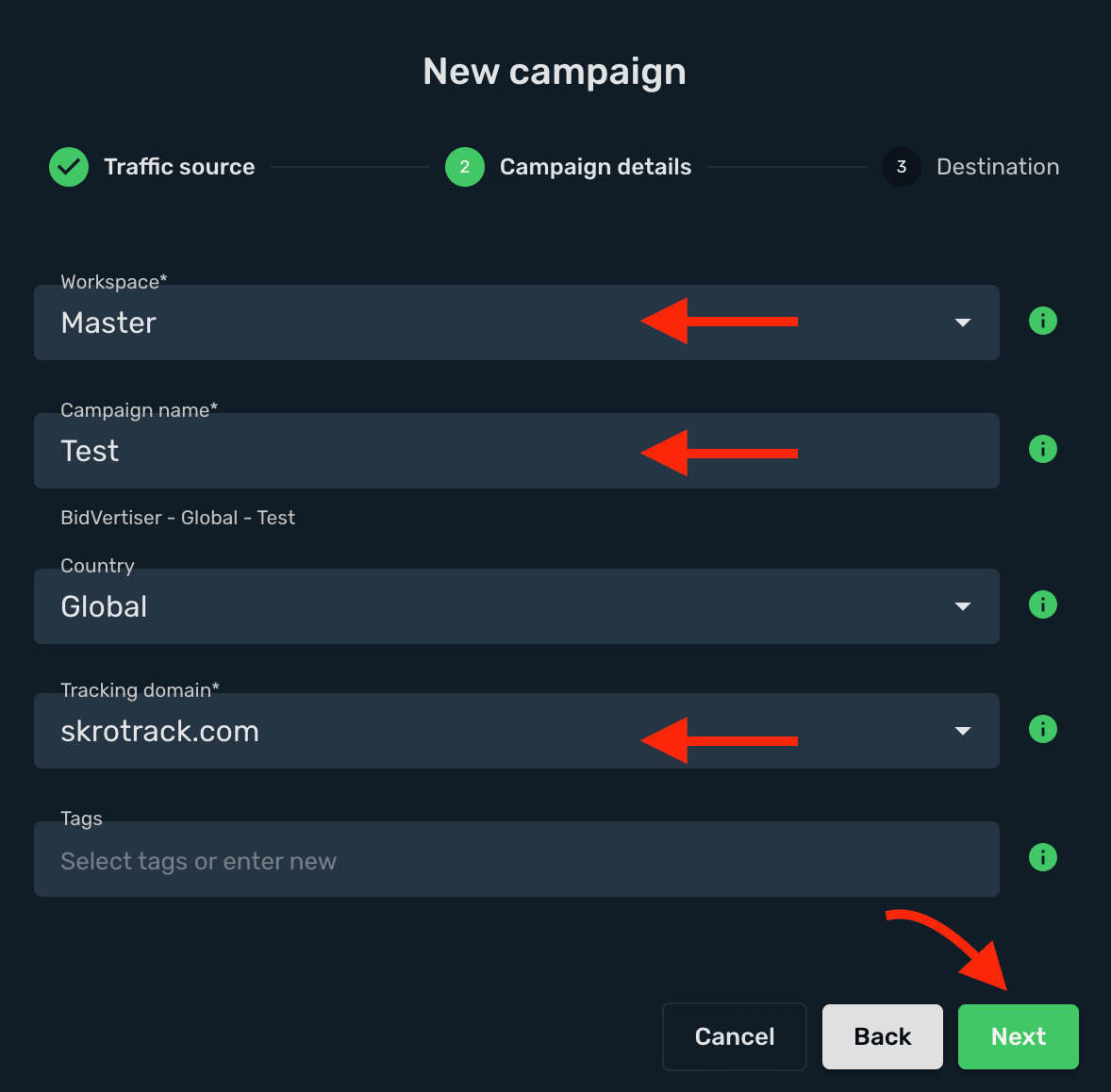 Create a campaign 2