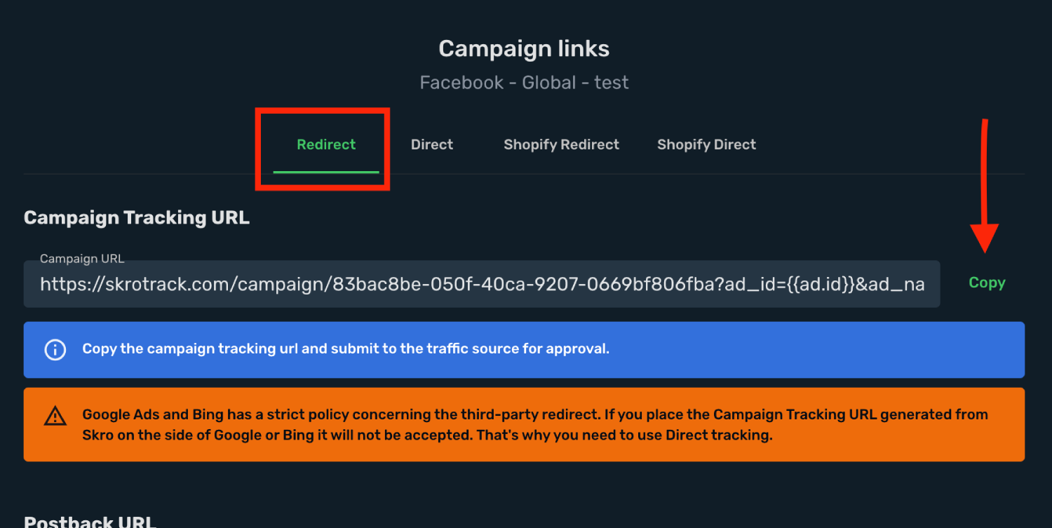 Setup Skro Campaign step 4