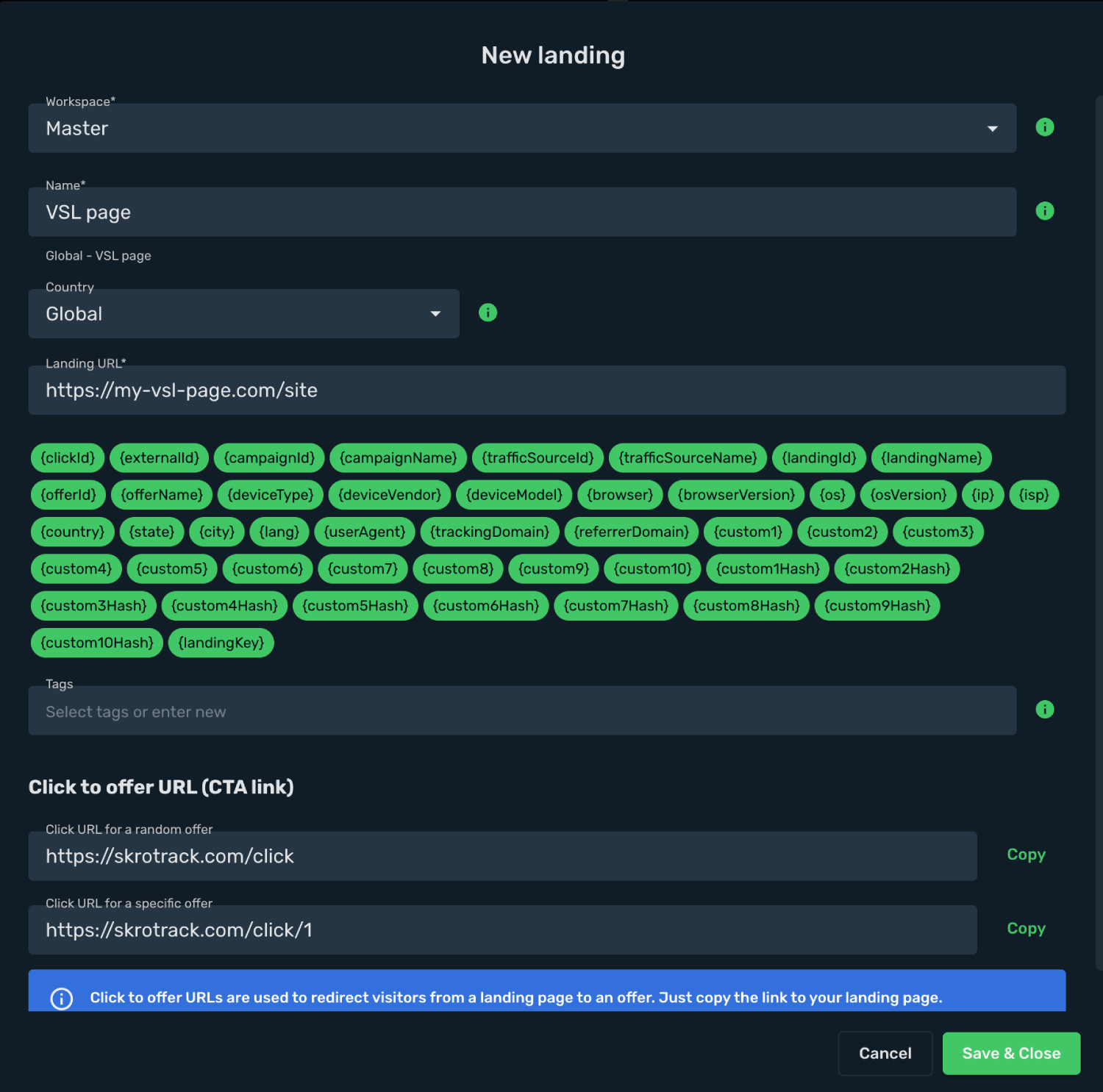 Setup Cartpanda vsl page