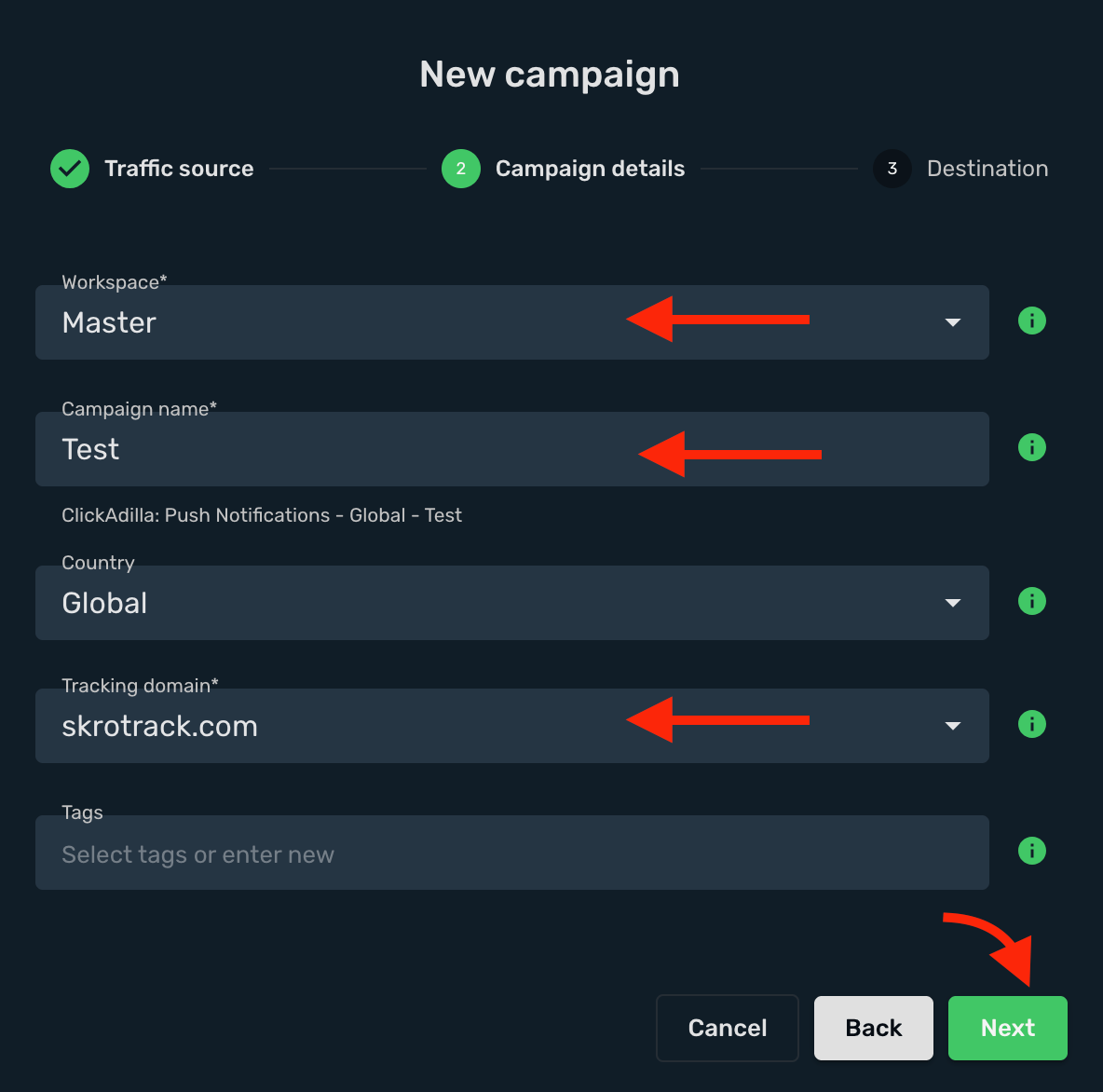 Create a campaign 2