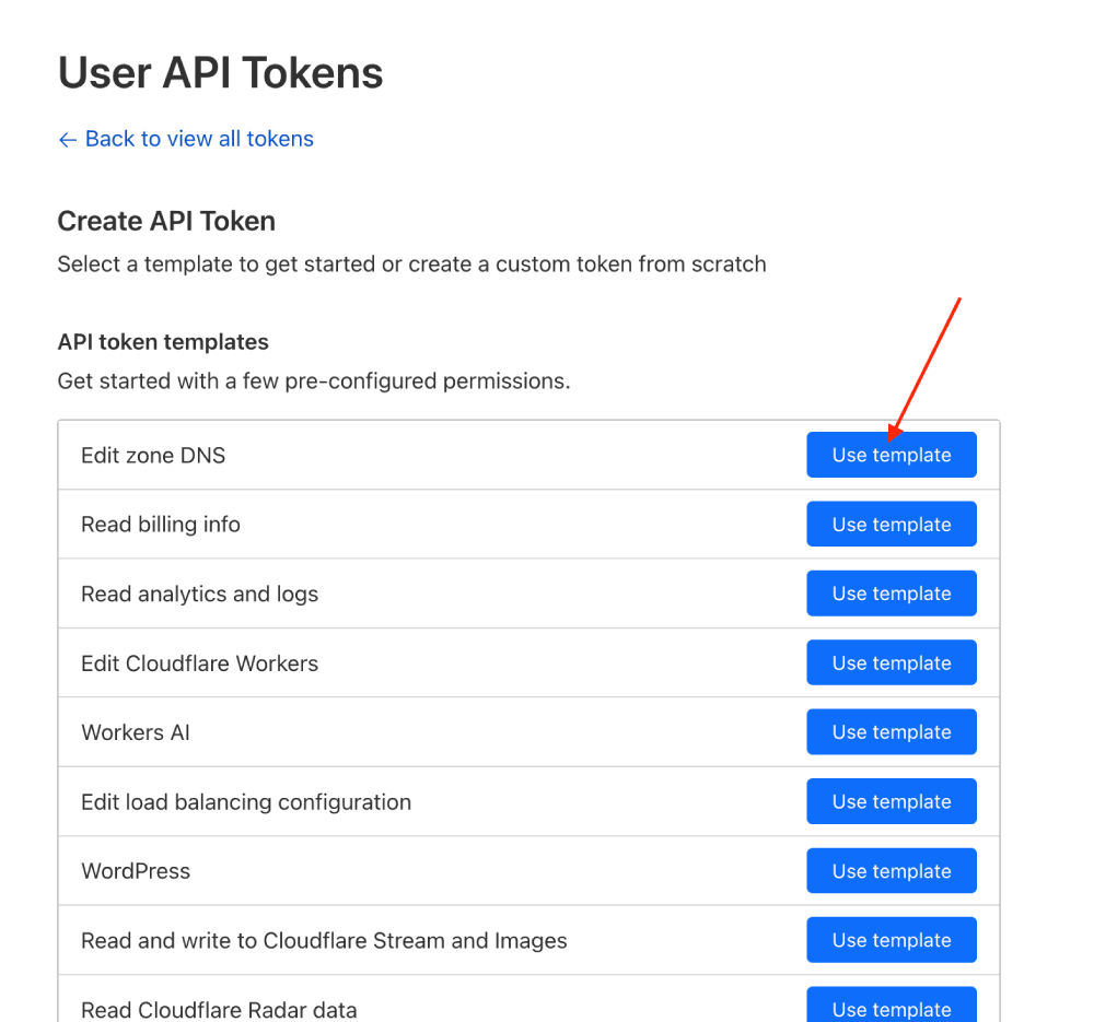 Cloudflare Integration step 2