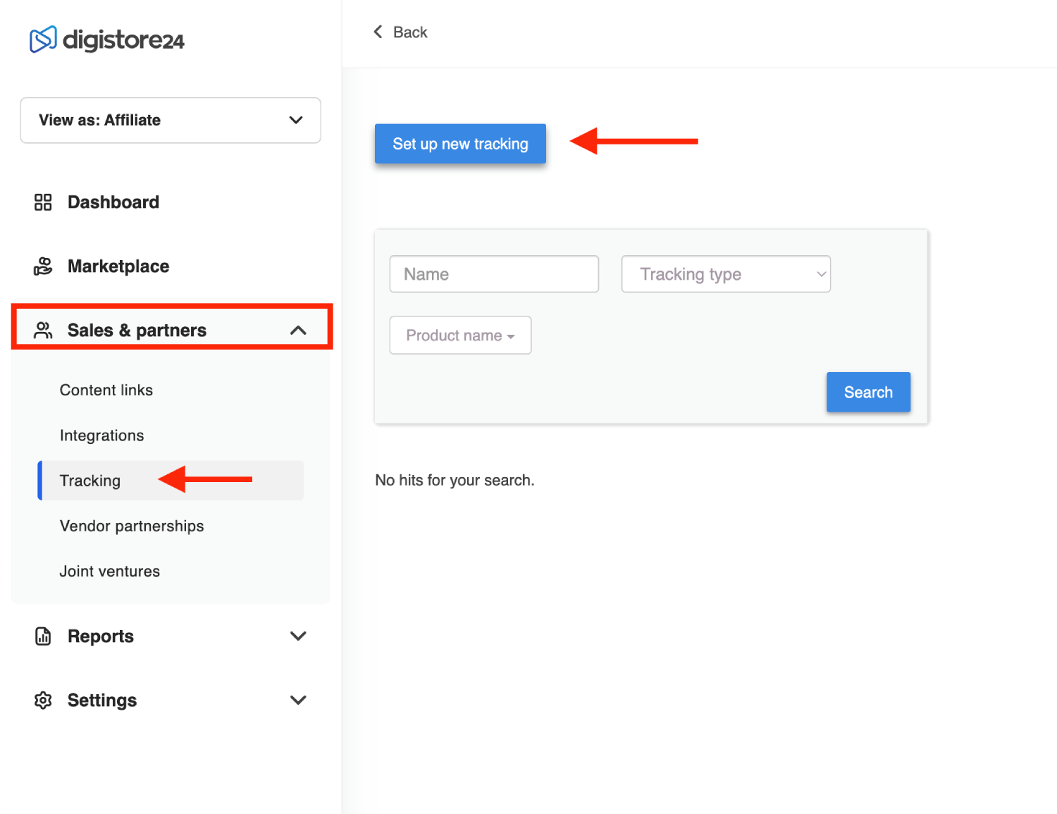Add InitiateCheckout event in Digistore step 1