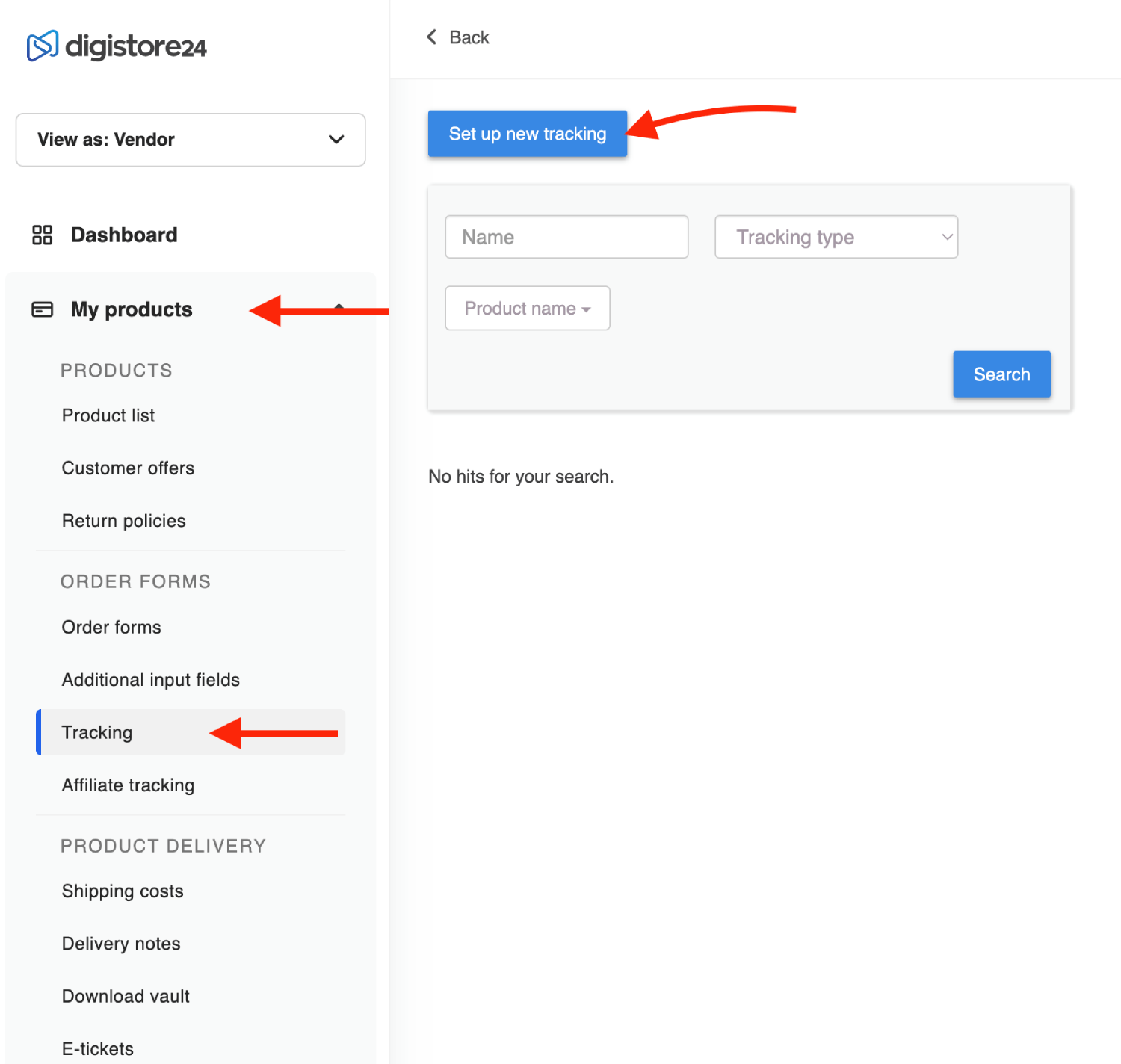 Add InitiateCheckout event in Digistore step 1