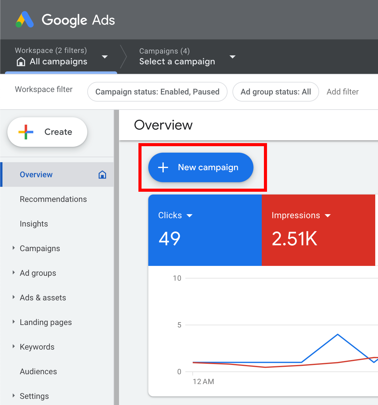 Setup Google Campaign