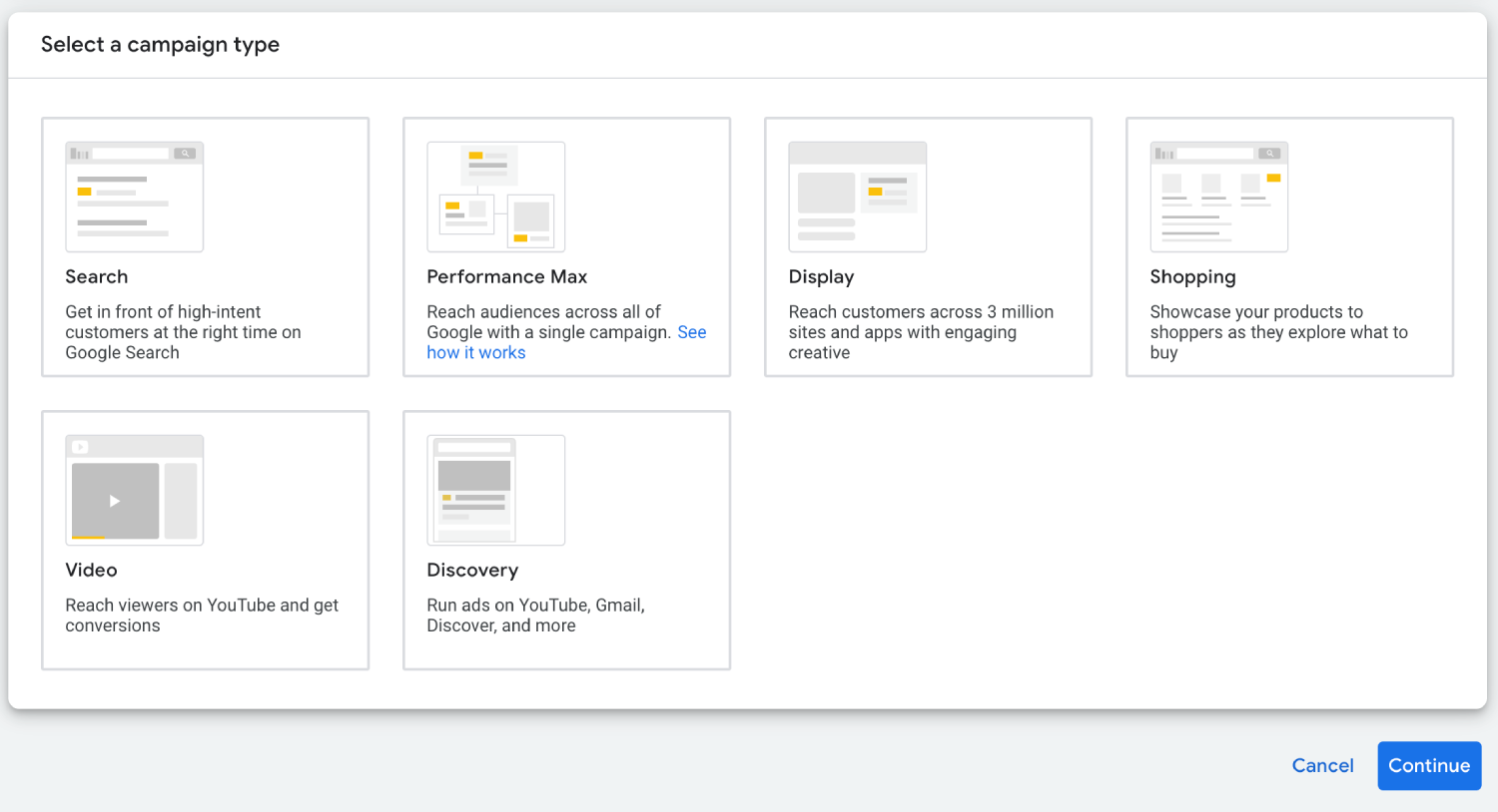 Setup Google Campaign
