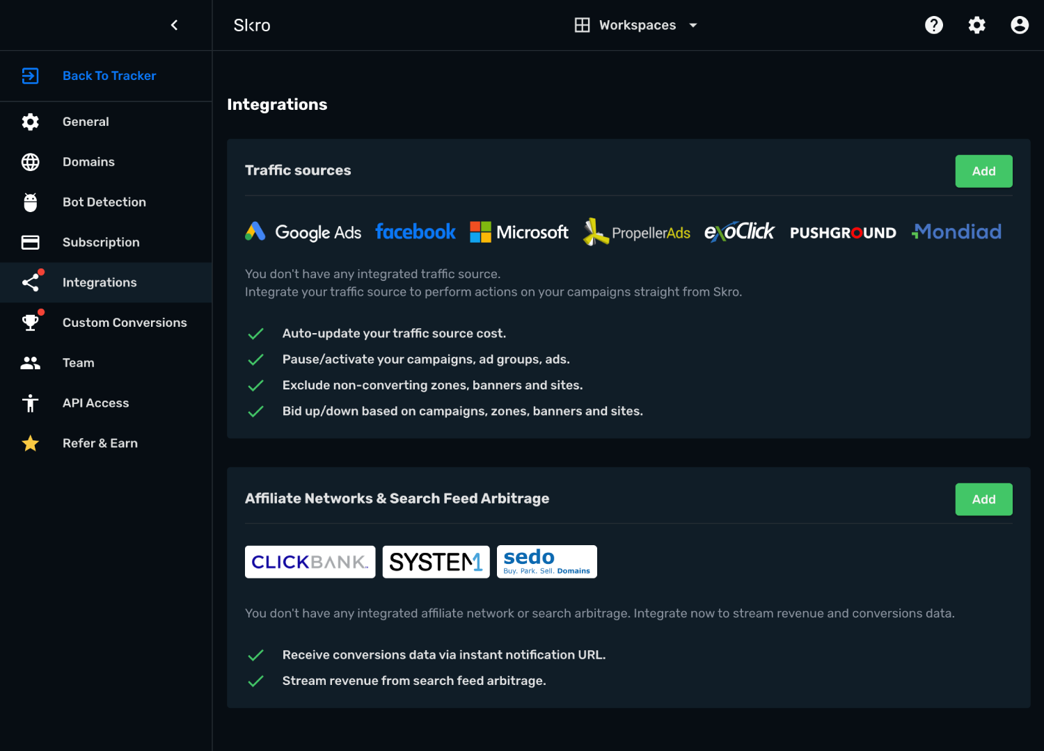 Google Ads Integration step 1
