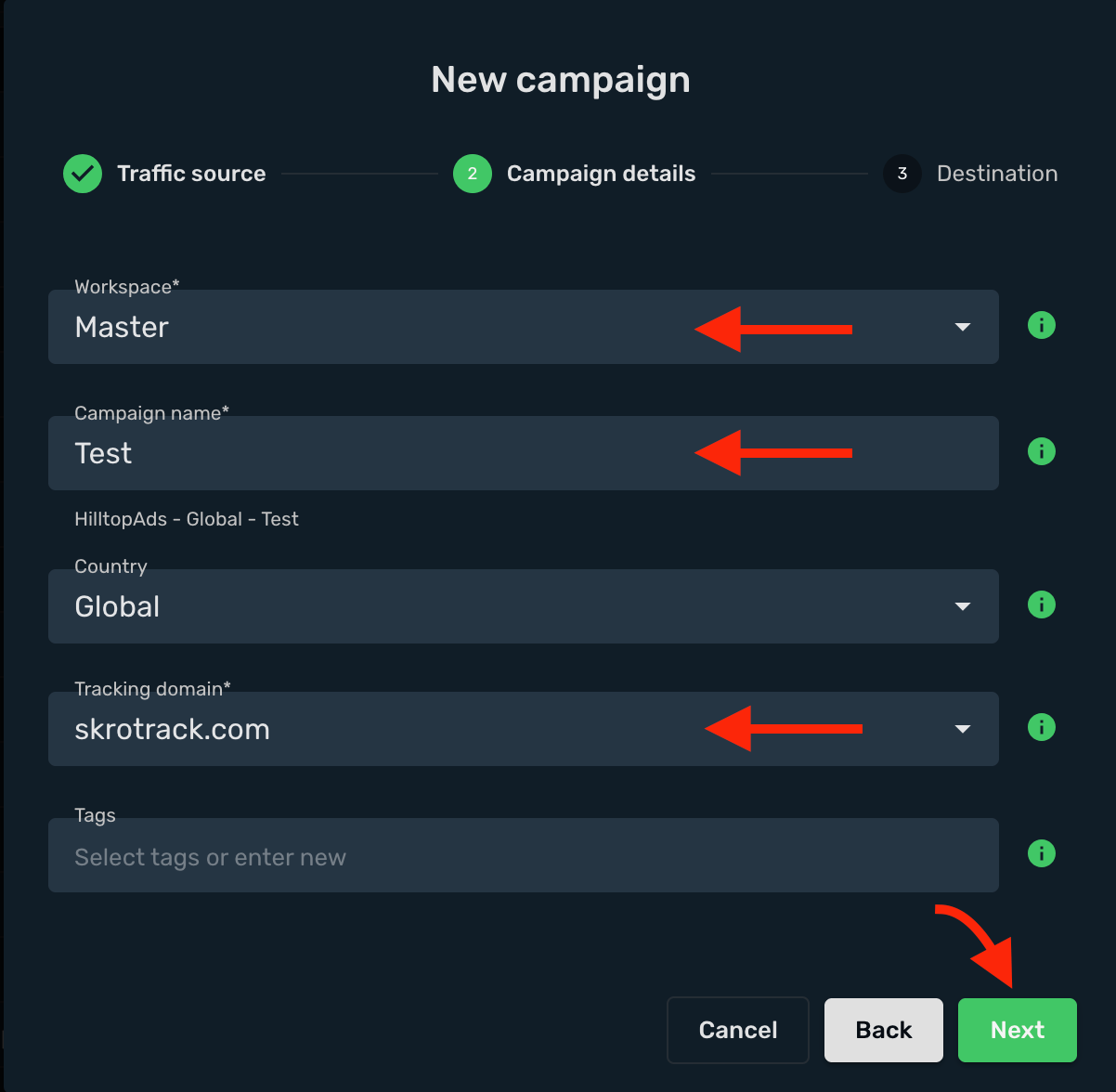 Create a campaign 2