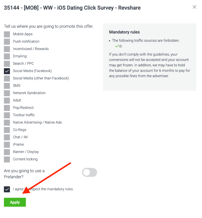 Get Mobidea Offer URL link 3