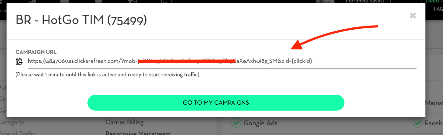 Get Mobipium Offer URL link 4