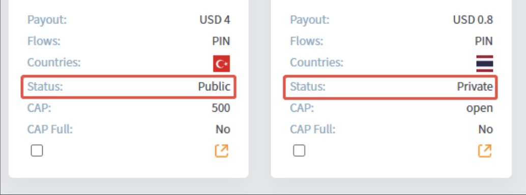 Locate an Mobplus offer you want to promote.