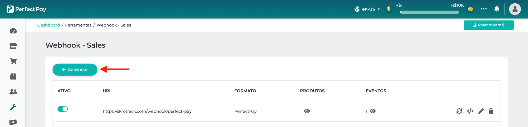 Add webhook