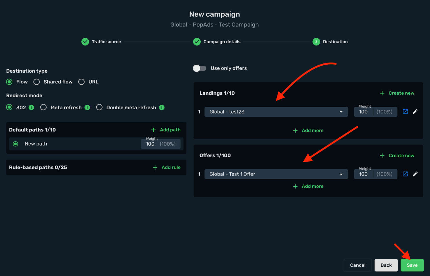 Create a campaign 3