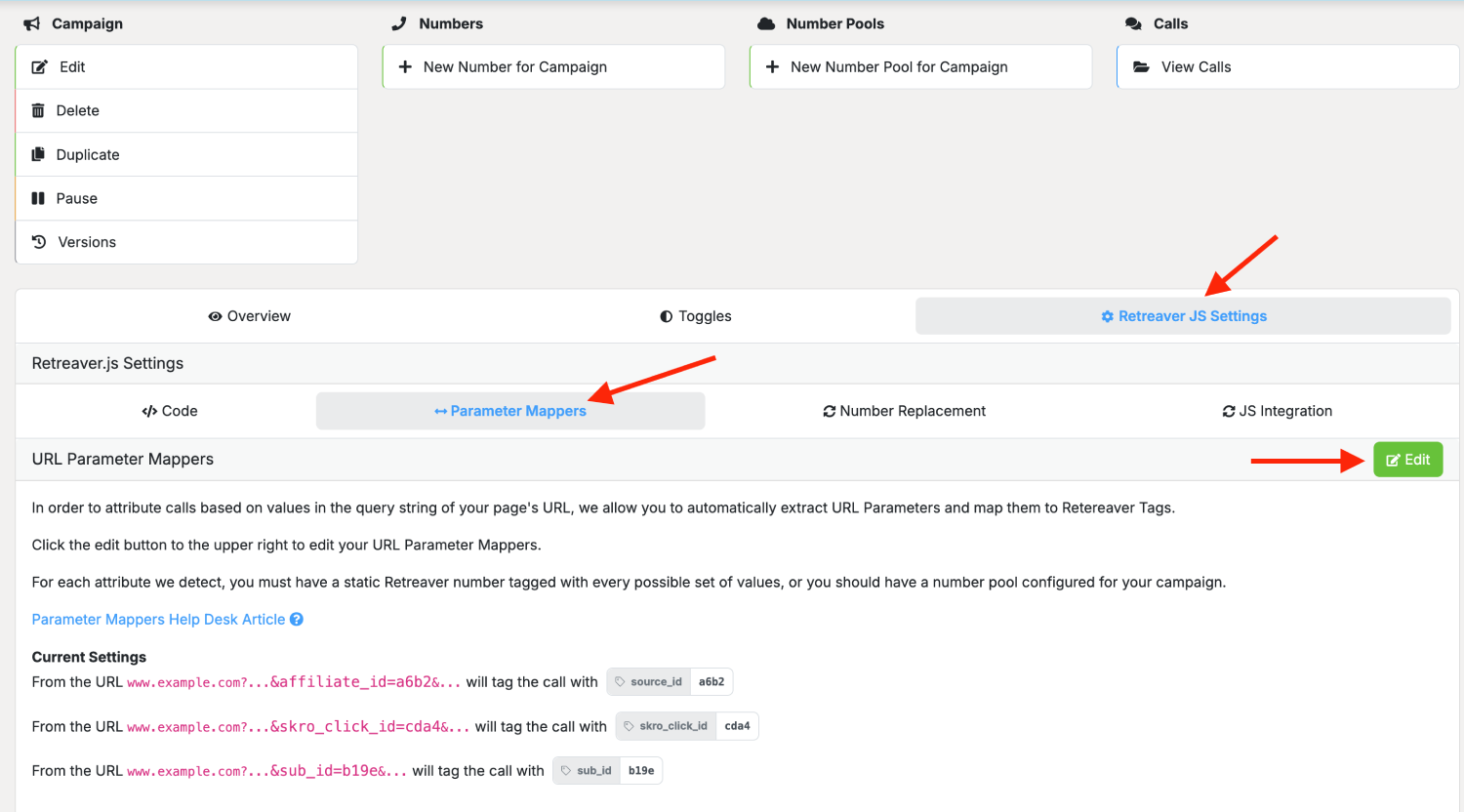 parameter mappers