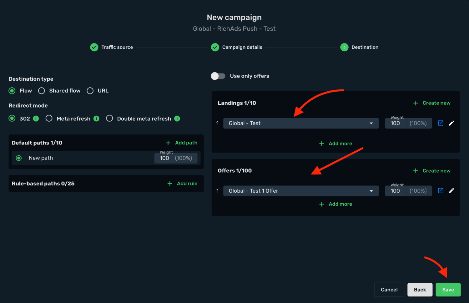 Create a campaign 3