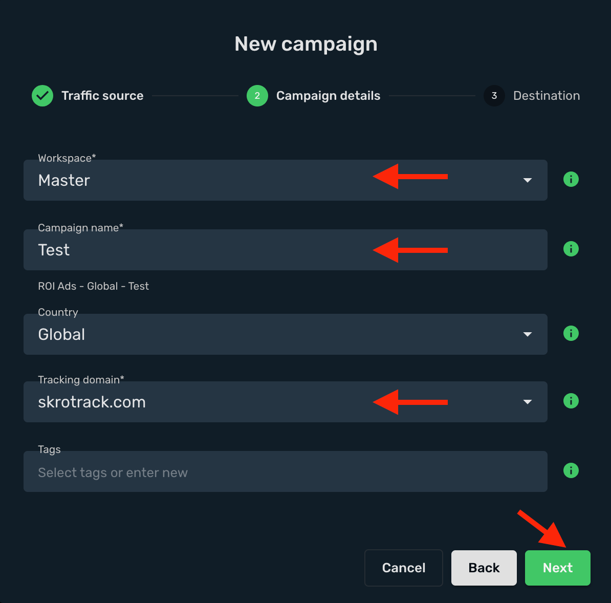 Create a campaign 2