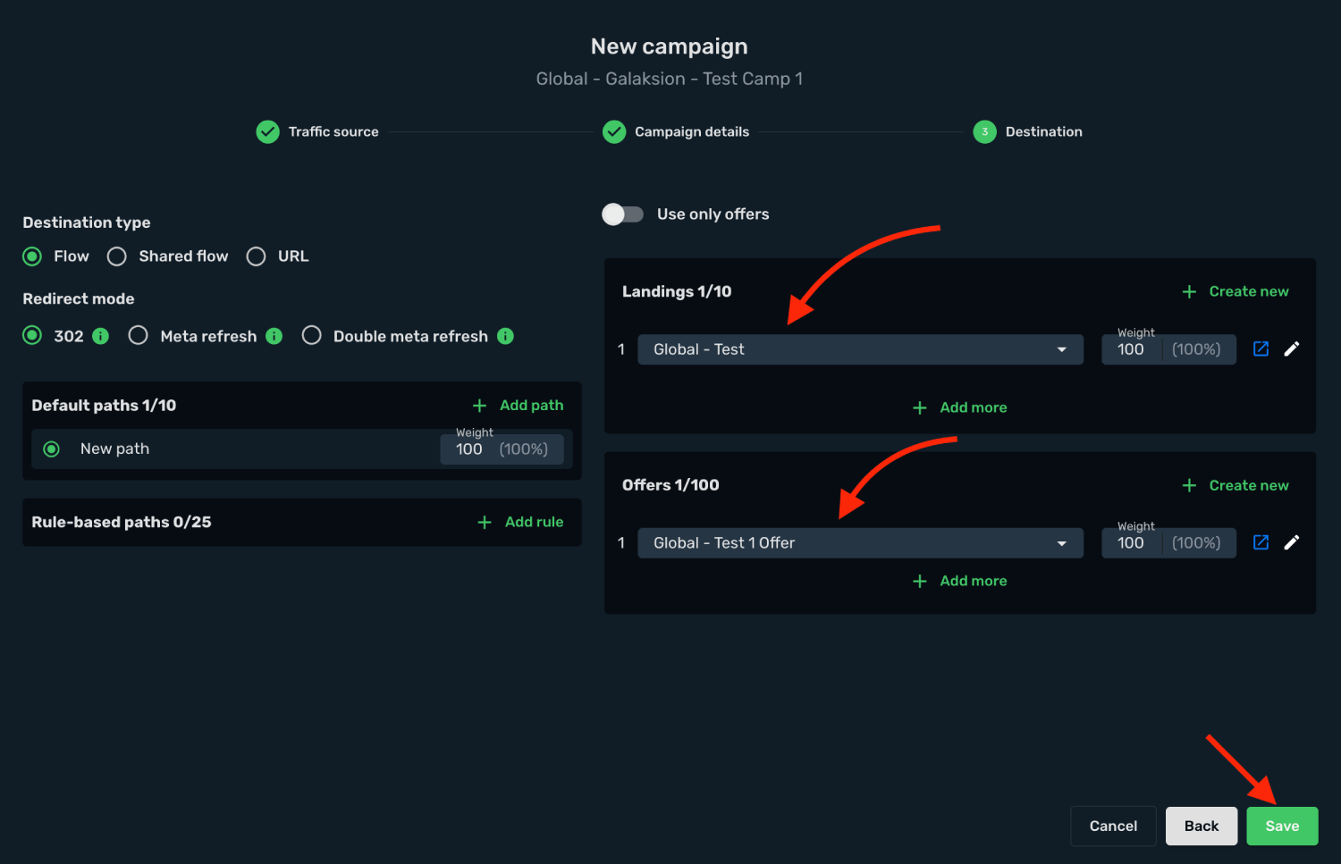 Create a campaign 3