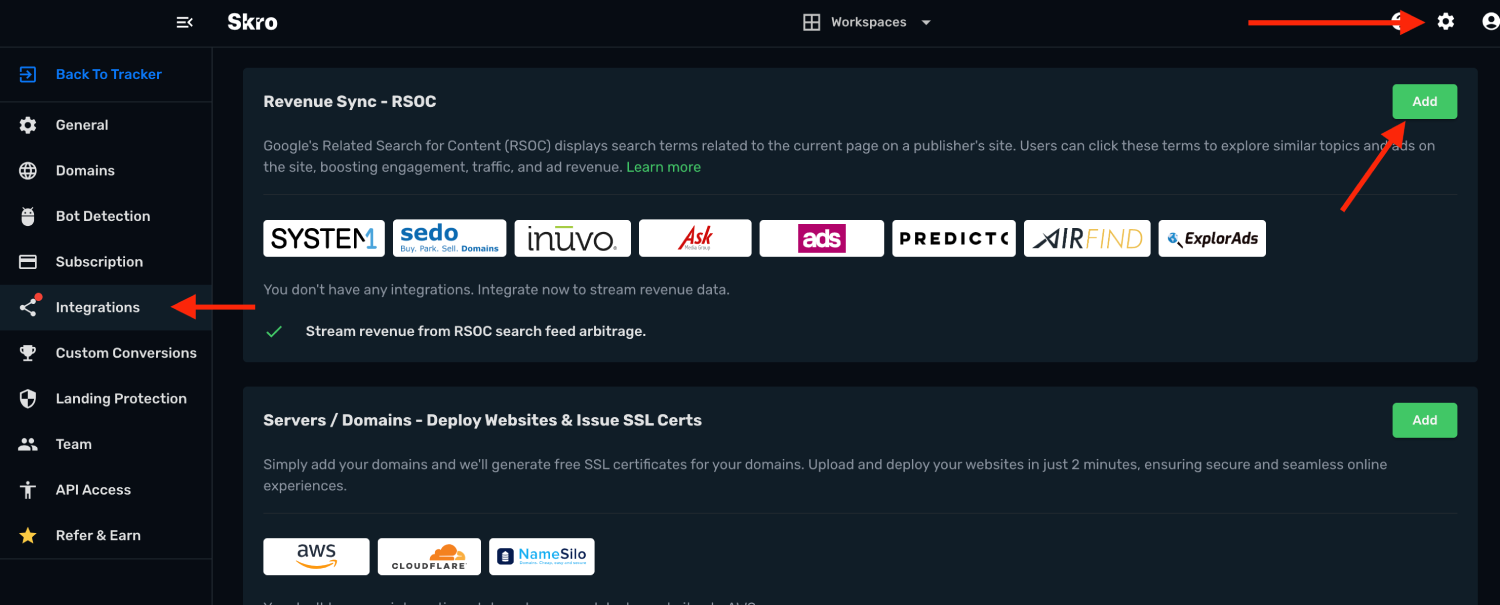 Inuvo Prism RSoC integration step 1