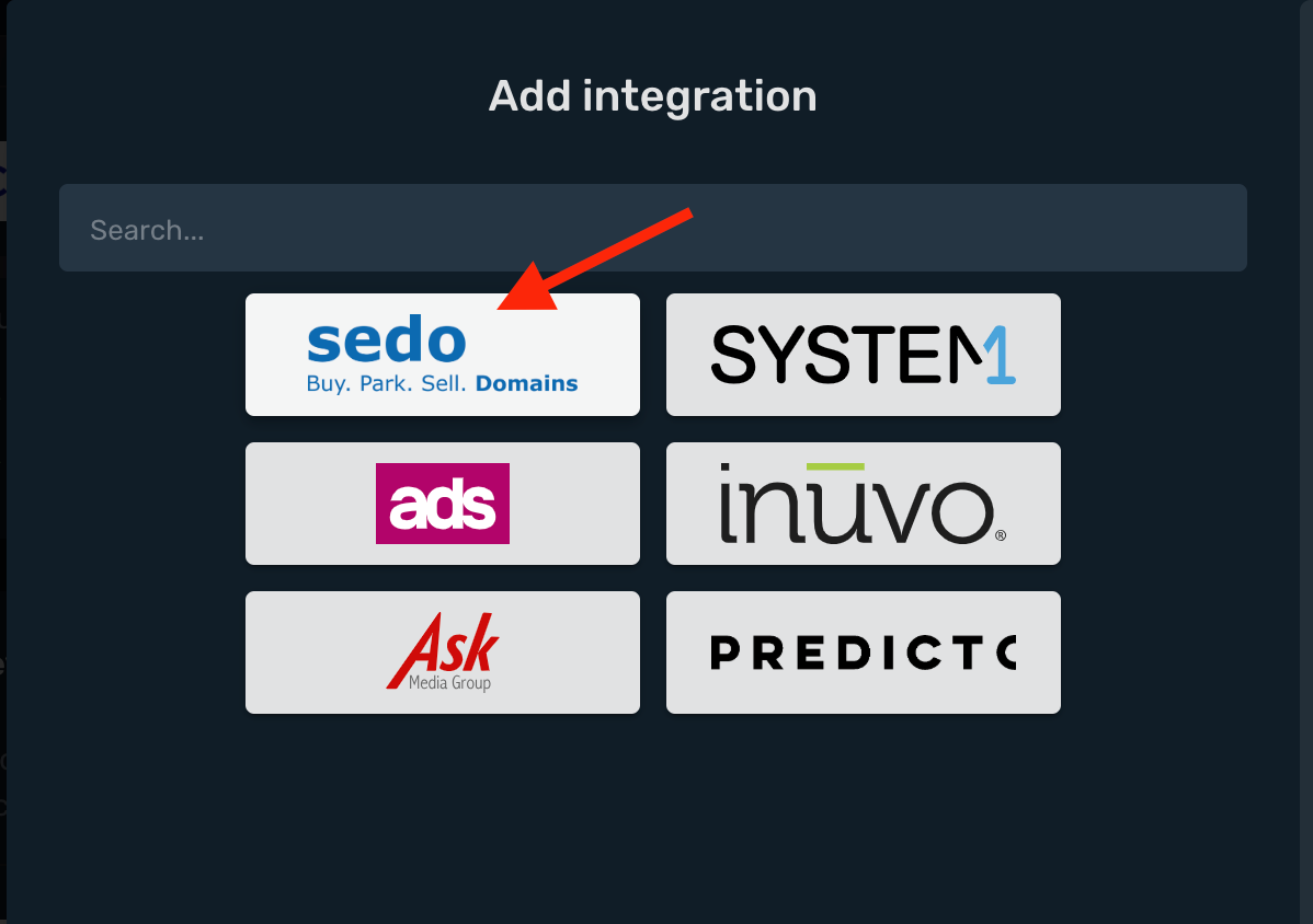Sedotmp RSOC integration step 2