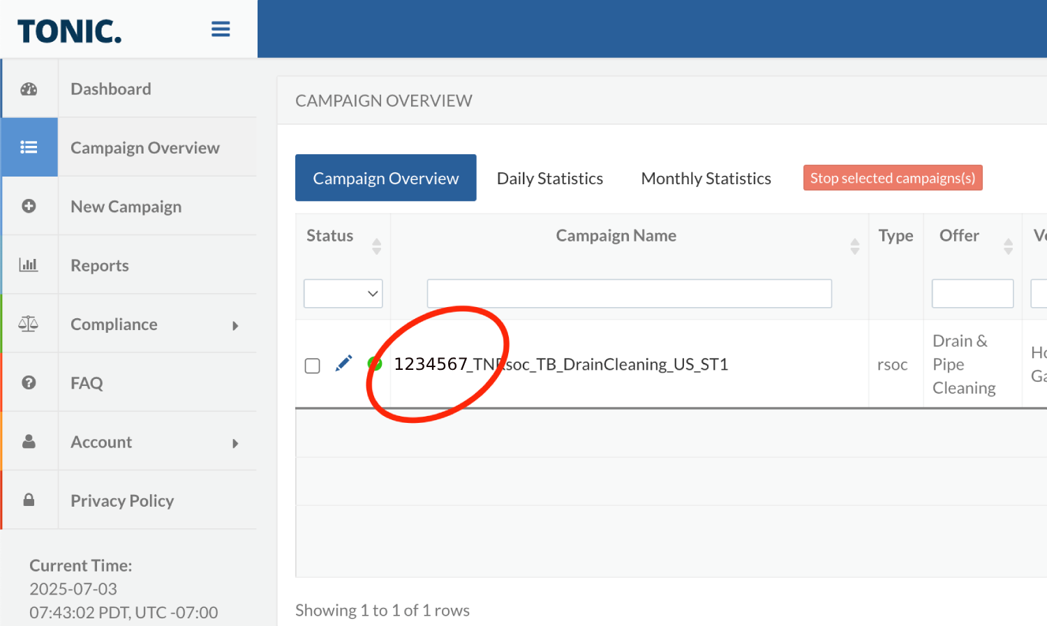 Tonic RSoC integration step 4