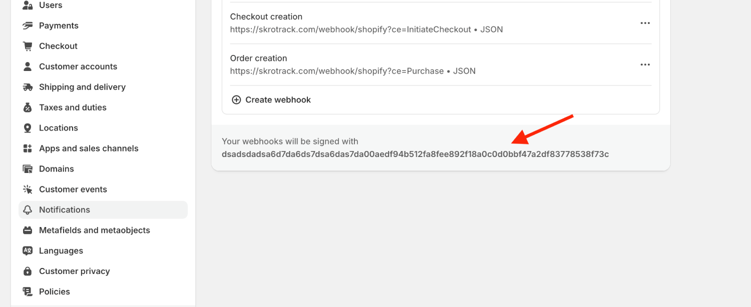 Shopify Integration step 3.2