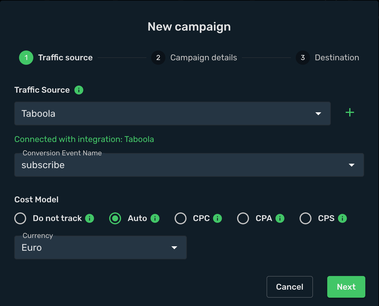 Setup Skro Campaign