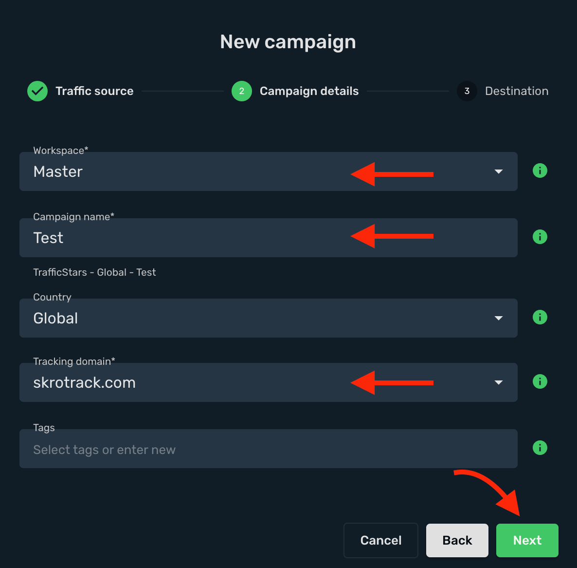 Create a campaign 2