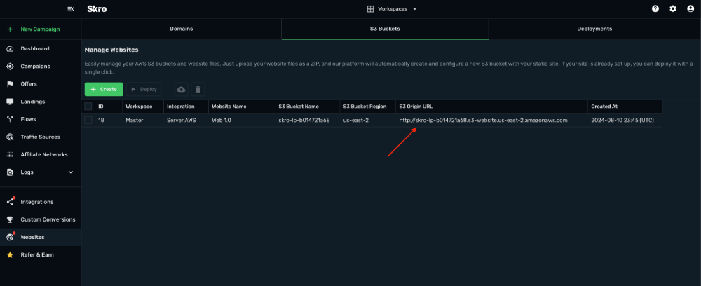 website bucket 4