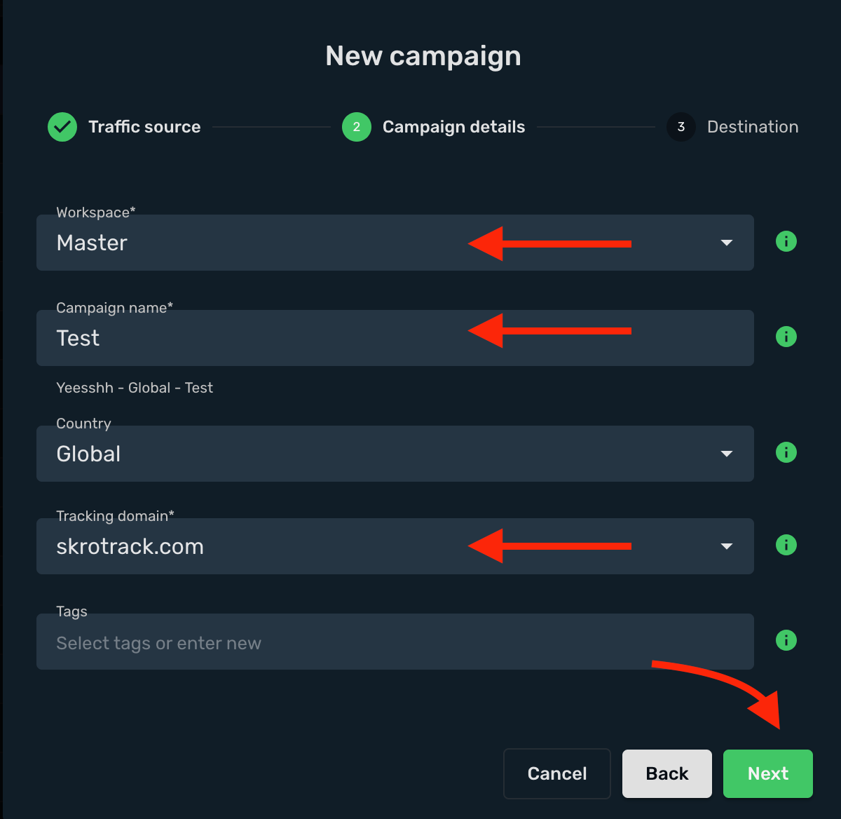 Create a campaign 2